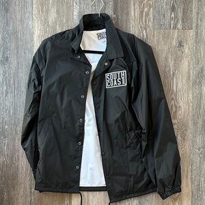 Black Windbreaker Jacket for Men